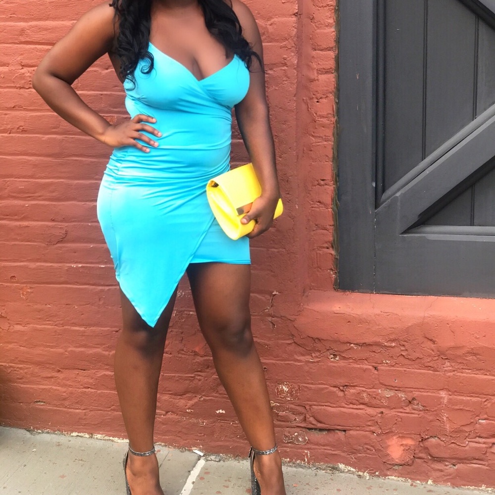 Baby blue Dress